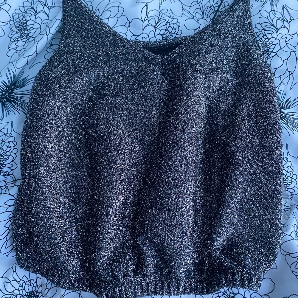 sparkly crop top